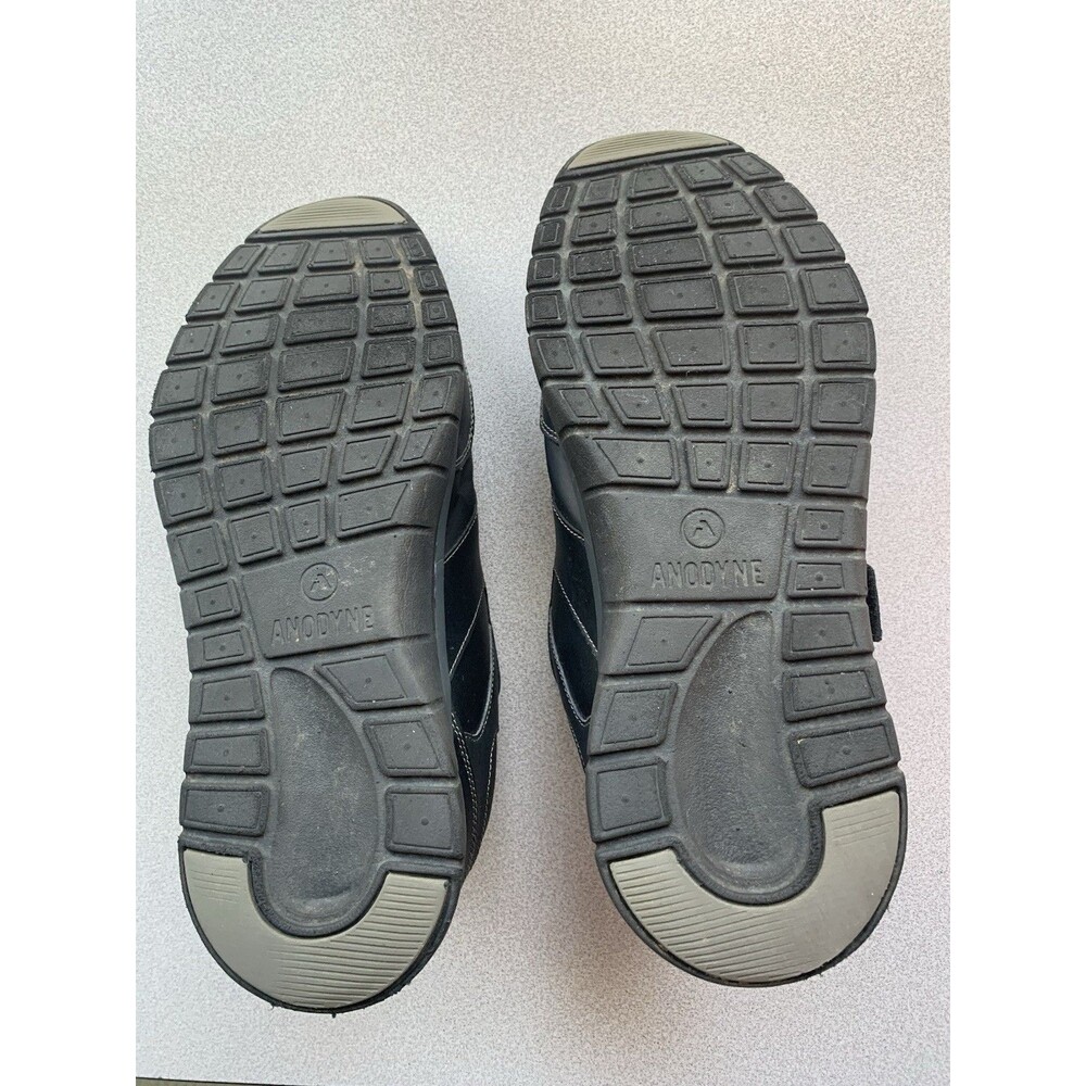 Anodyne Mens Casual Sneakers No 38 Black Size 12 XW Sport Walker Shoes - Picture 10 of 12